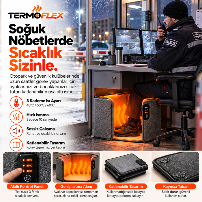 TERMOFLEX™ Katlanabilir Ayak & Bacak Isıtıcısı