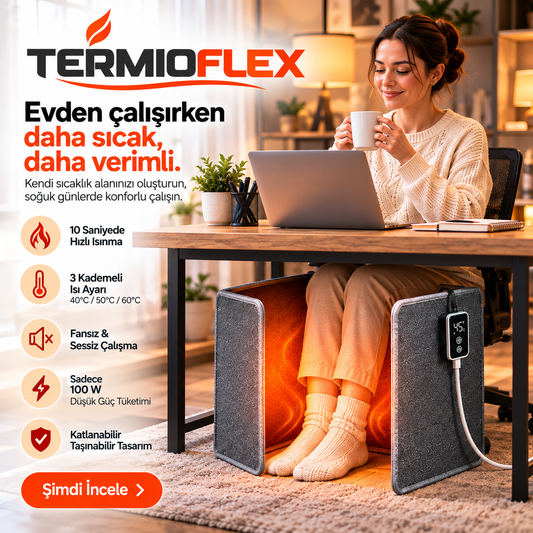 TERMOFLEX™ Katlanabilir Ayak & Bacak Isıtıcısı